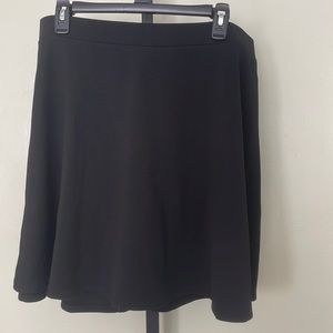 Black skater skirt